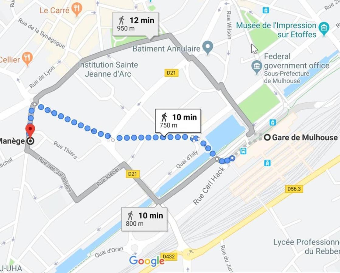 3P Cosy A Mulhouse, 55 M2 아파트 외부 사진